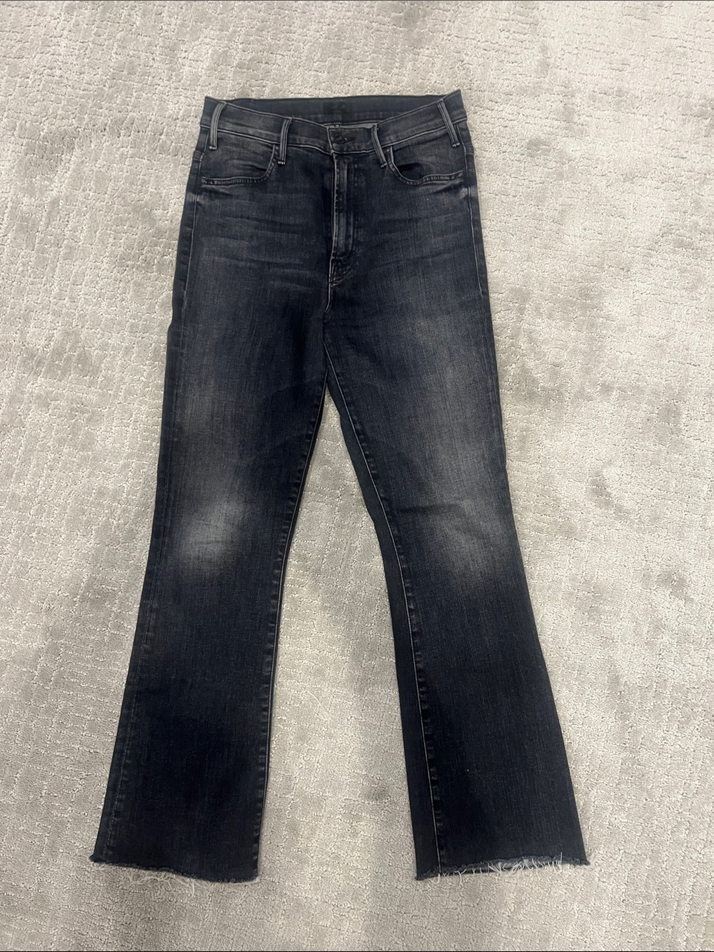 MOTHER Hustler Ankle Fray jeans